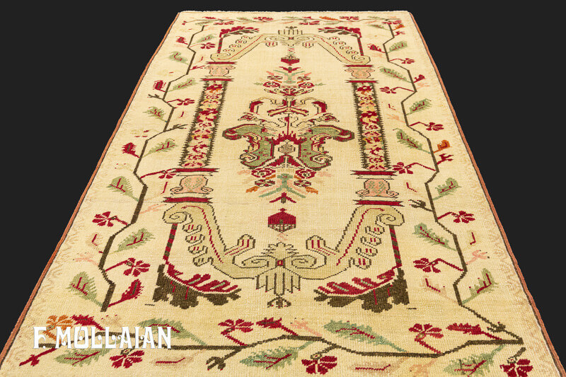 Antique Turkish Ghiordes Rug n°:77763736